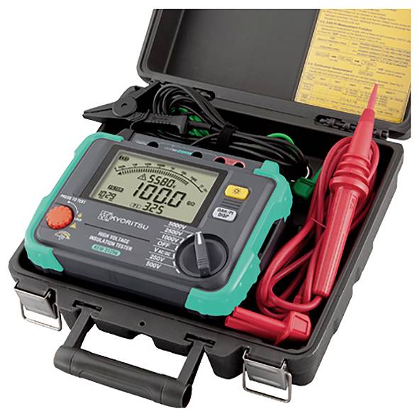 Kyoritsu KEW-3125B Insulation tester 250 V, 500 V, 1000 V, 2500 V, 5000 V 1 TΩ