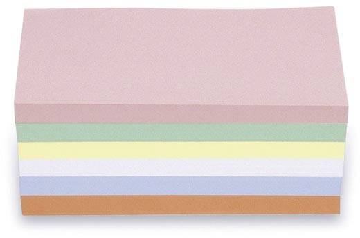 Magnetoplan 112501510 Cards Rose, Green, Yellow, White, Blue, Orange Rectangular 200 mm x 100 mm 250 pcs/pack 250 pc(s)