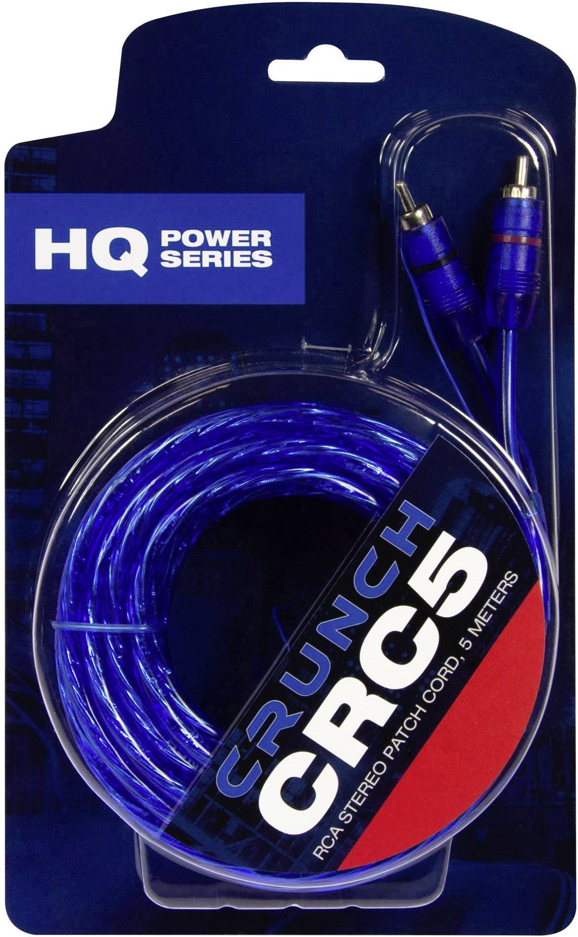 Crunch CRC5 RCA cable 5.00 m [2x RCA plug (phono) - 2x RCA plug (phono)]