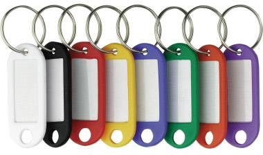 ALCO Key ring 1850-26 White, Black, Red, Yellow, Blue, Green, Orange, Violet 200 pc(s)