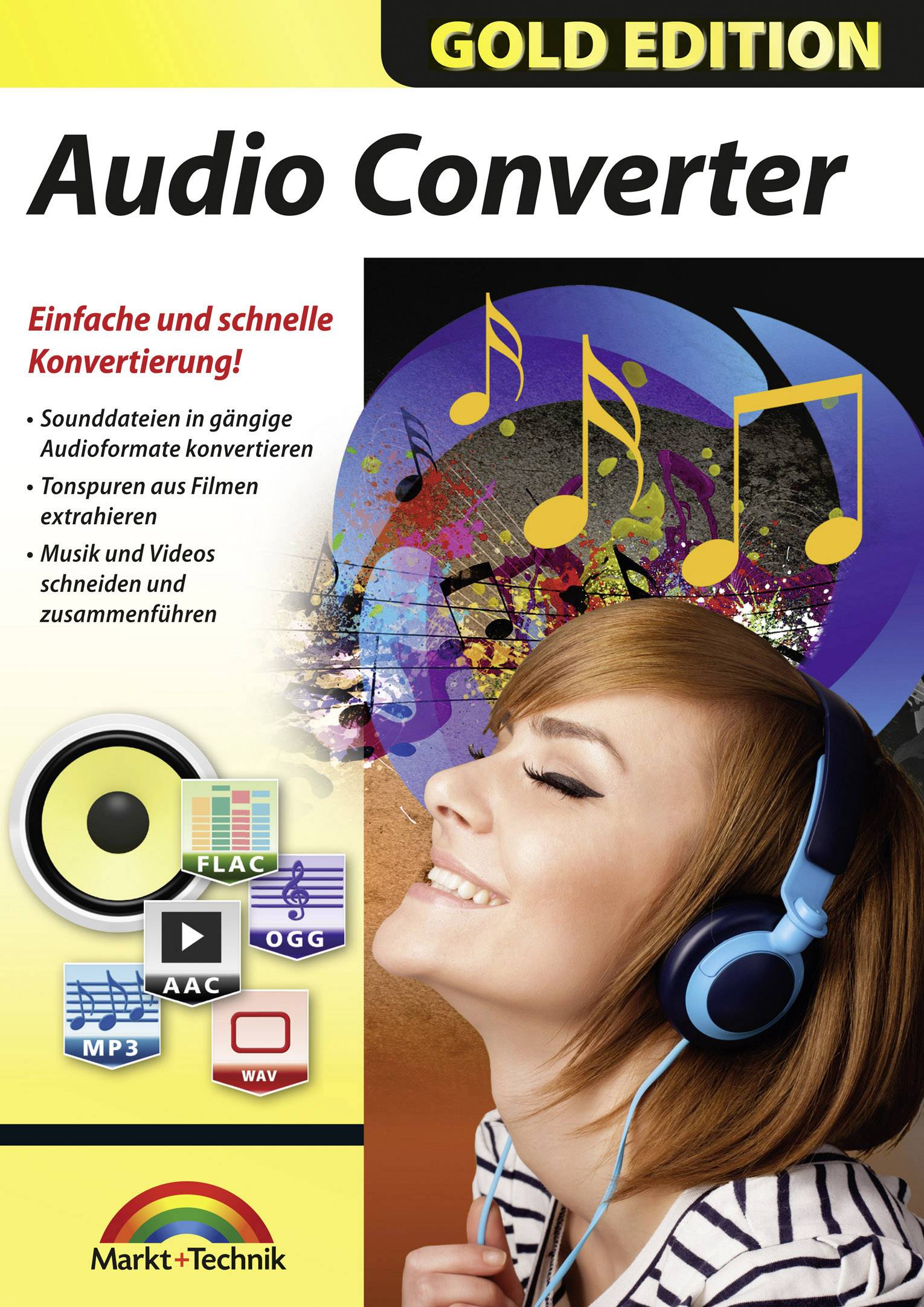 Markt & Technik Audio Converter Full version, 1 licence Windows Music
