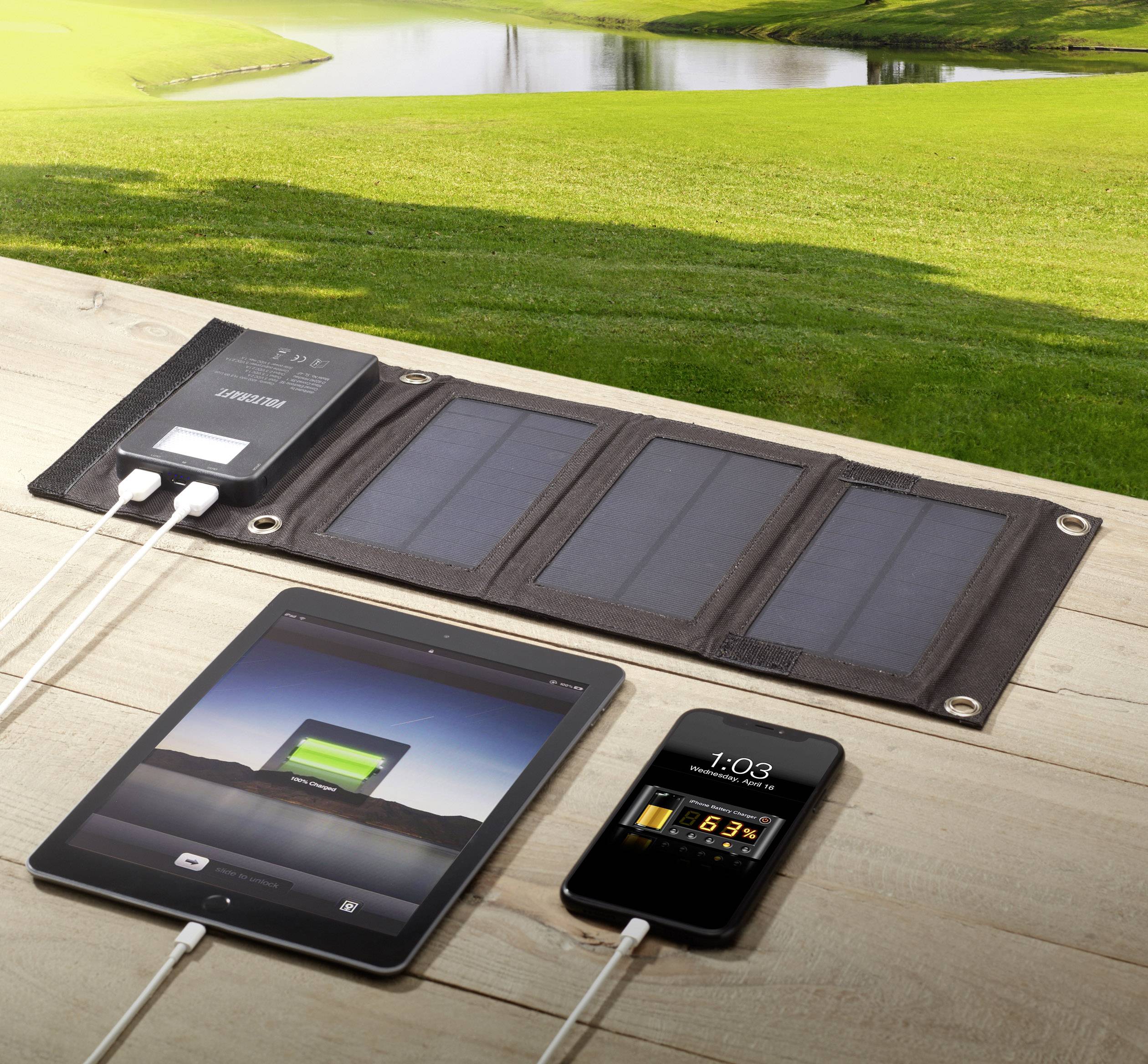 VOLTCRAFT SOLAR CHARGER 5W & POWERBANK Capacity (mAh, Ah) 4000 mAh