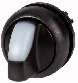 A black round rotary knob with a light blue marker indicating its position. The knob is shown in an 'Off' position.