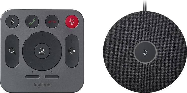 Logitech Rally Plus Ultra-HD Modular 4K video conference system with 3840 x 2160 pixel base