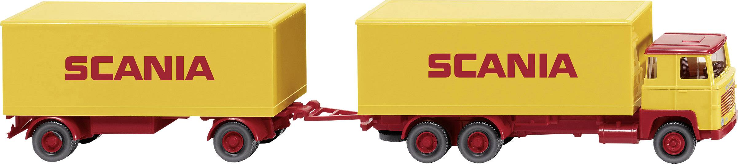 Wiking 045702 H0 HGV Scania Suitcase trailer