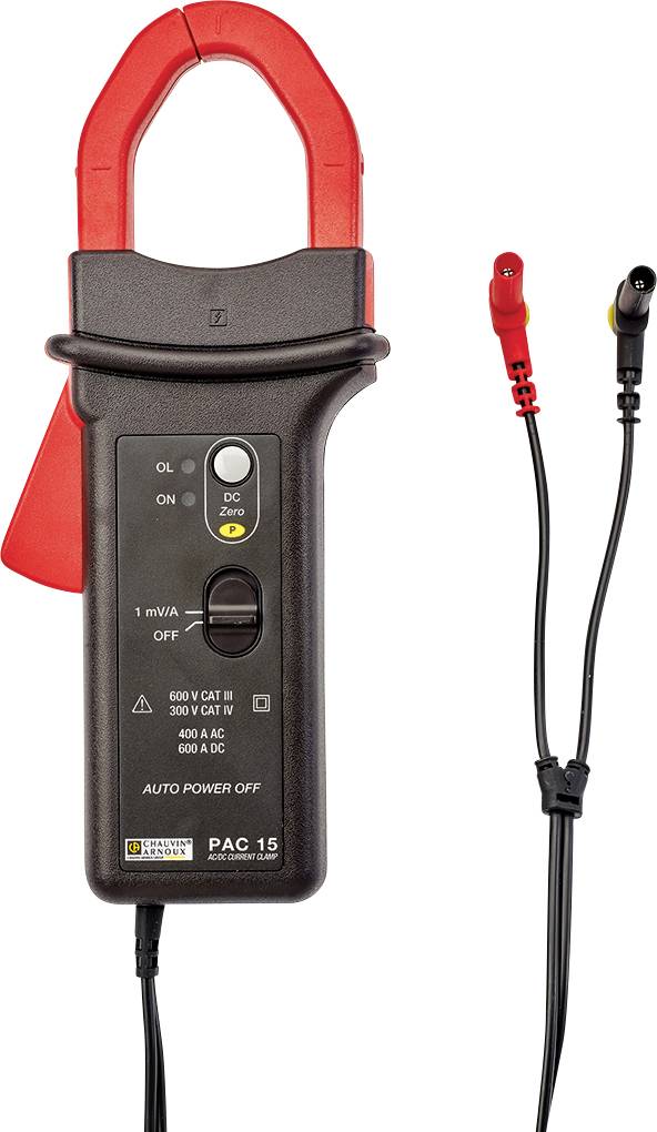 Chauvin Arnoux PAC 15 Clamp meter adapter A/AC reading range: 0.5 - 400 A A/DC reading range: 0.5 - 600 A
