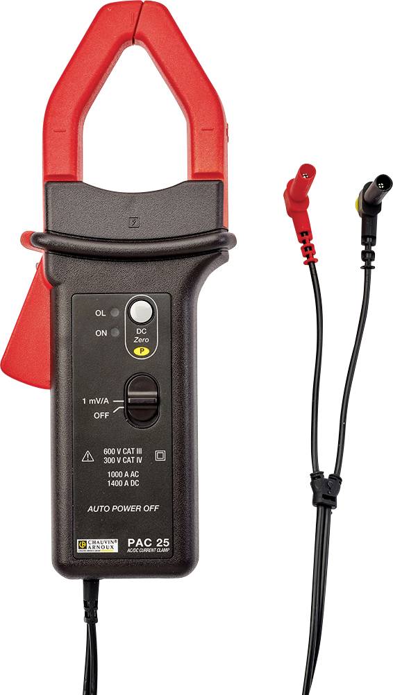 Chauvin Arnoux PAC 25 Clamp meter adapter A/AC reading range: 0.5 - 1000 A A/DC reading range: 0.5 - 1400 A