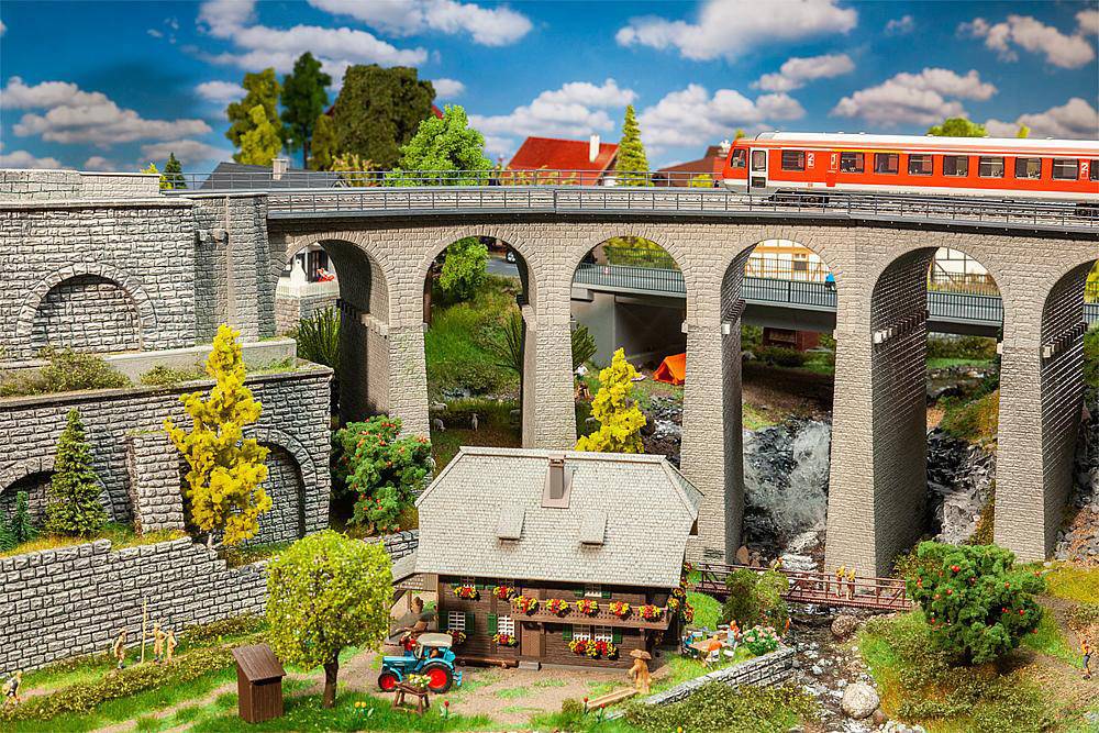 Faller 120466 H0 Viaduct set (L x W x H) 568 x 230 x 262 mm