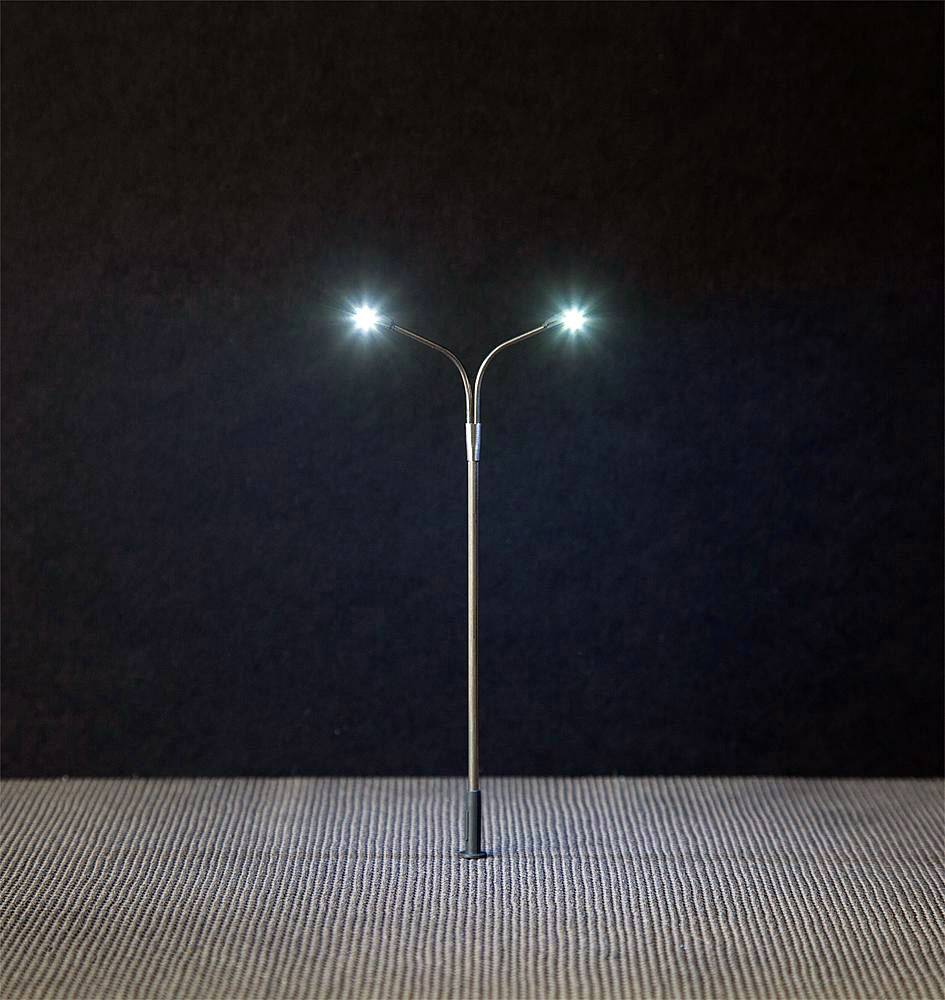 Faller H0 Whip-type lamp post Double Assembled 180201 1 pc(s)