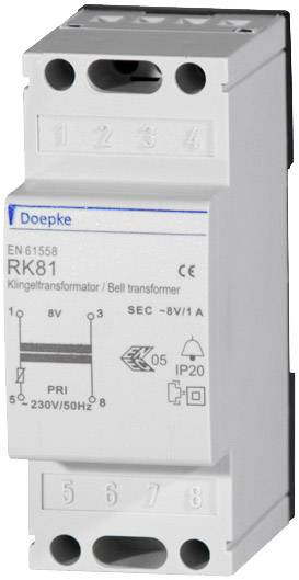 Doepke 09980085 Bell transformer 4 V, 8 V, 12 V 3 A