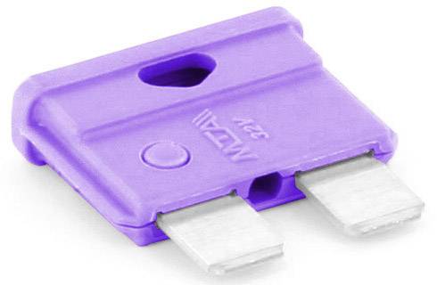 TRU COMPONENTS 8551184 Car standard blade-type fuse 3 A Violet