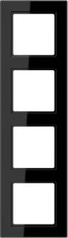 Jung 4x Frame Black AC584SW