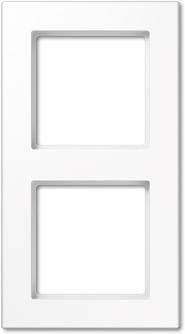 Jung 2x Frame Alpine white AC582BFWW