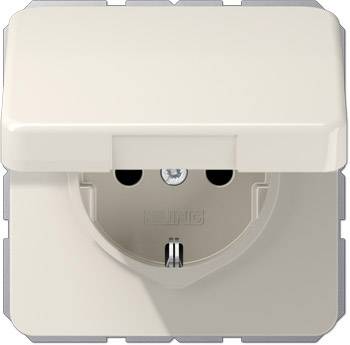Jung 1x Insert PG socket (+ lid) Creamy white CD1520BFKIKL