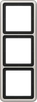Jung 3x Frame Cover Platinum CD583PT 1 pc(s)