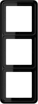 Jung 3x Frame Cover Black CD583SW 1 pc(s)