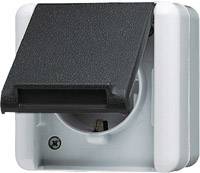 Jung 1x Surface-mount casing Socket Grey 820W 1 pc(s)