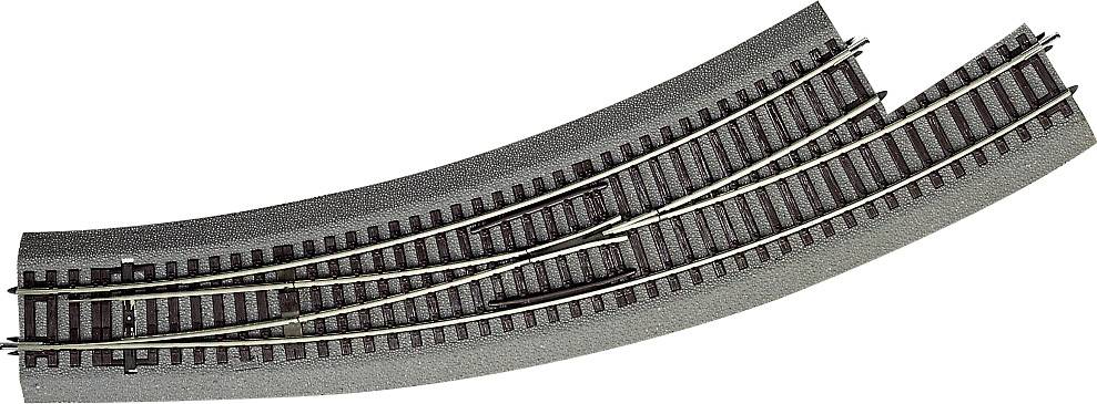H0 RocoLine (incl. track bed) 42572 Curved point, Left 1 pc(s)