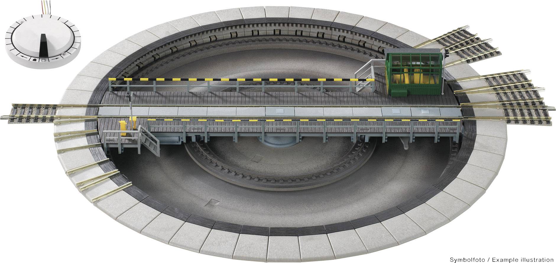 Fleischmann 665201 H0 Turntable
