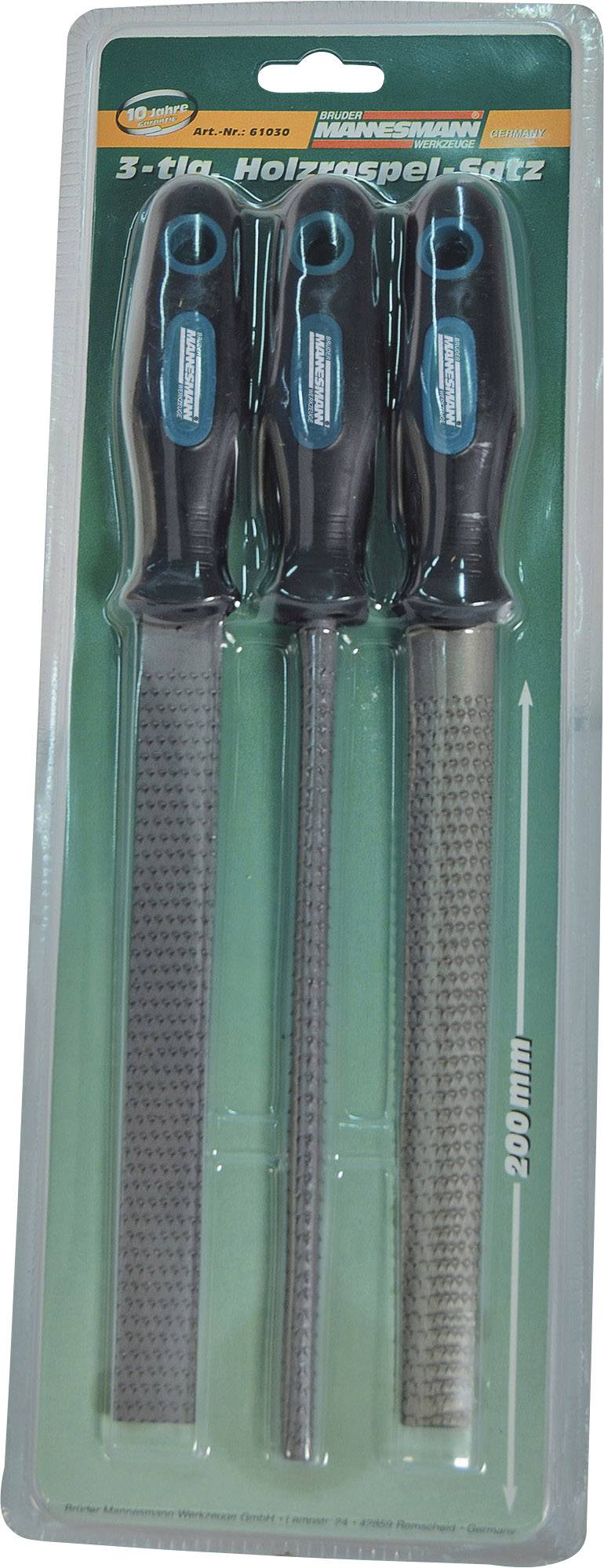 Brüder Mannesmann M61030 3-piece Wood rasp set 1 pc(s)