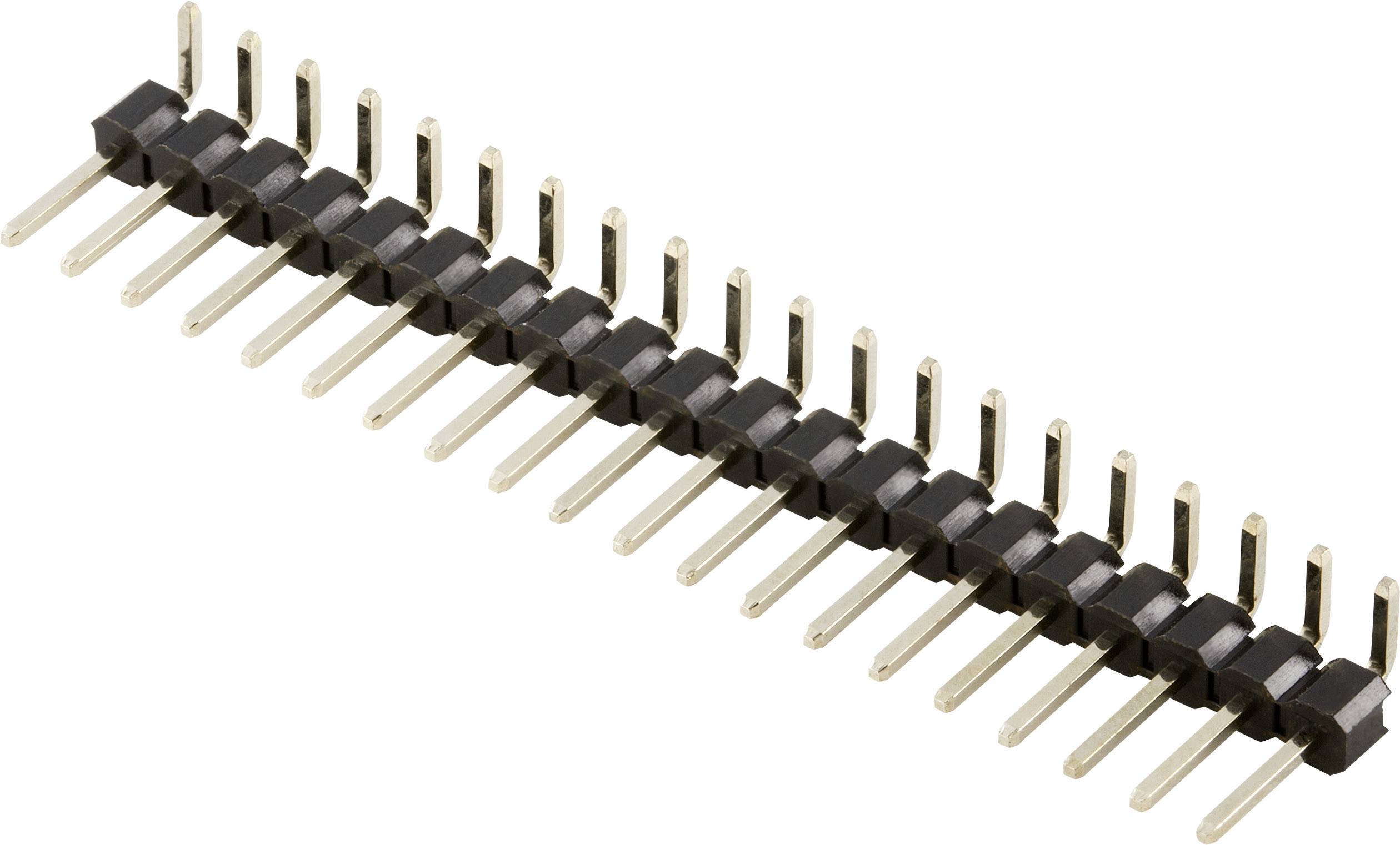 TRU COMPONENTS TC-8559808 Pin strip (standard) No. of rows: 1 Pins per row: 20