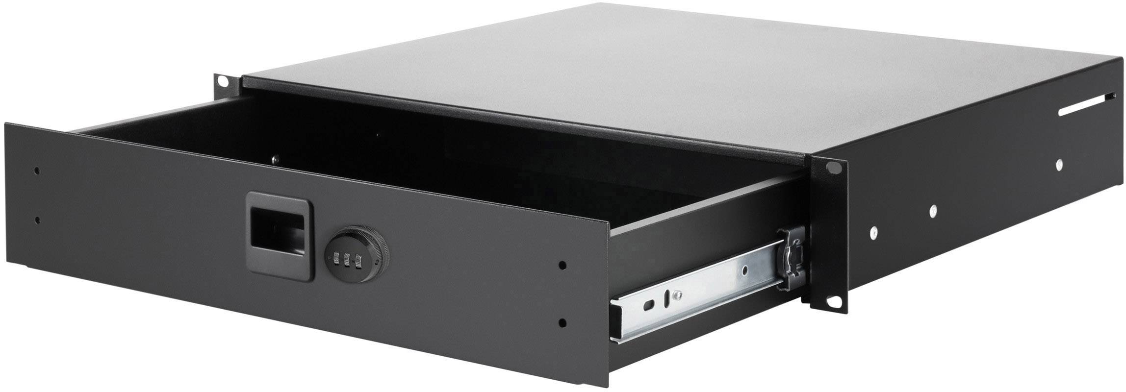 Adam Hall 87402ACL 19" rack drawer 2 U Aluminium