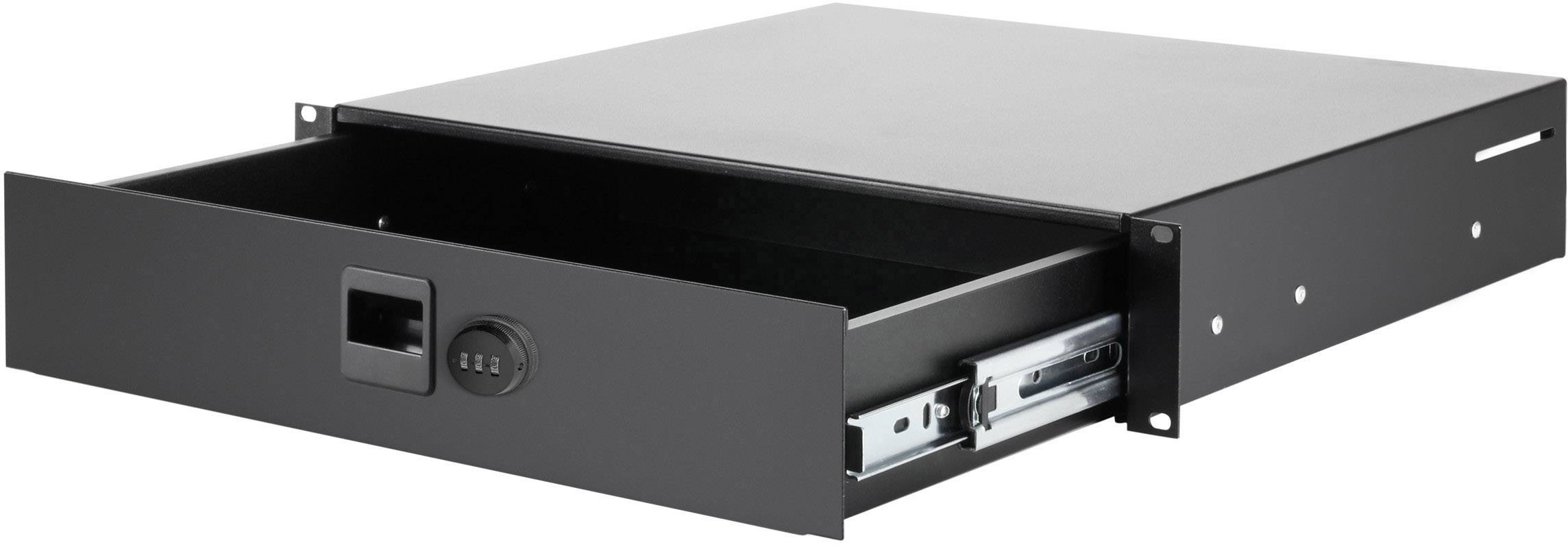 Adam Hall 87402CL 19" rack drawer 2 U Steel