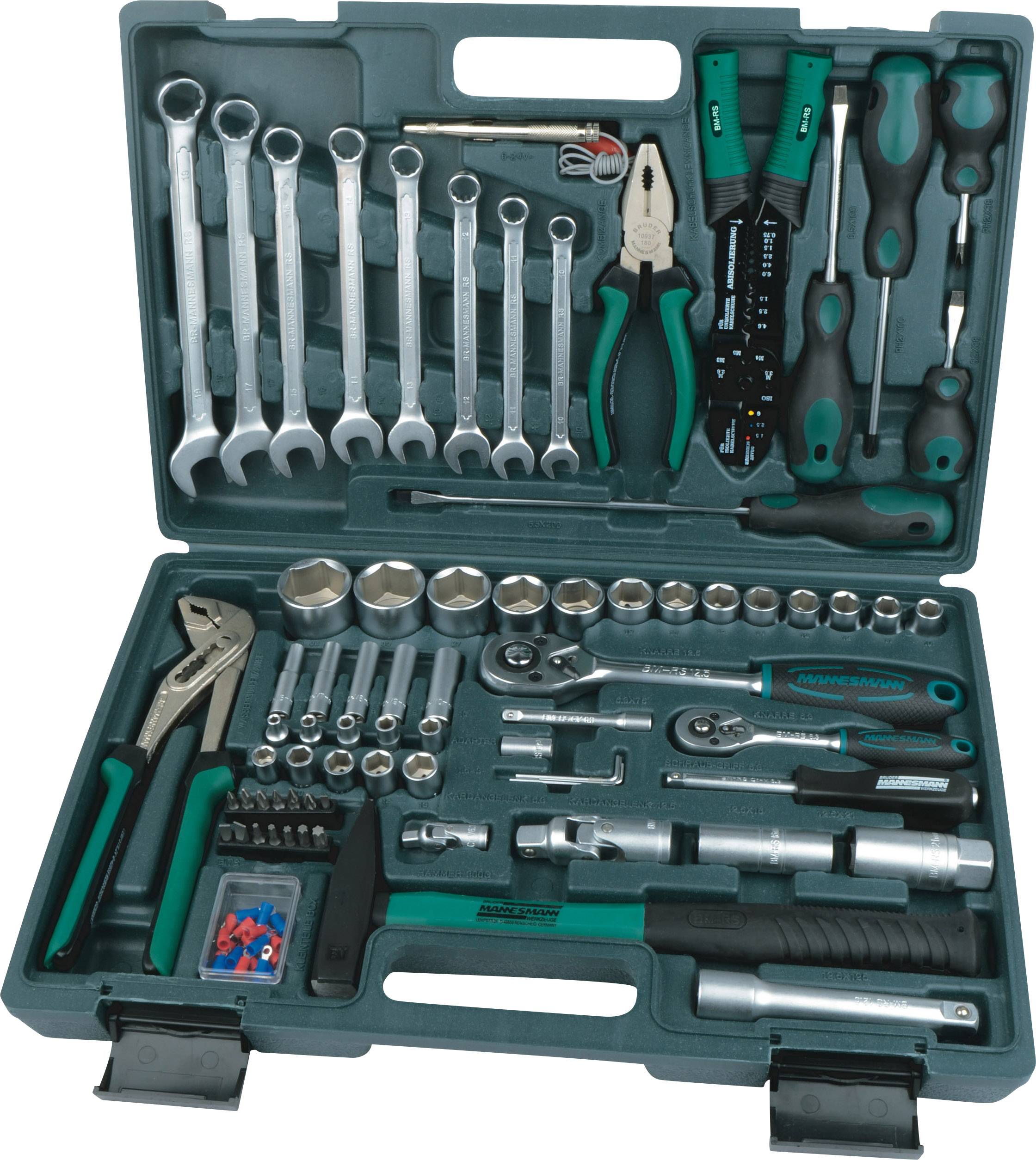 Brüder Mannesmann M29099 Tool box (+ tools) 99-piece