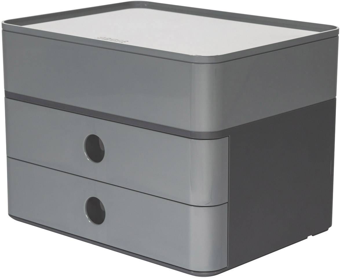 HAN SMART-BOX PLUS ALLISON 1100-19 Desk drawer box Black, Grey, White No. of drawers: 2