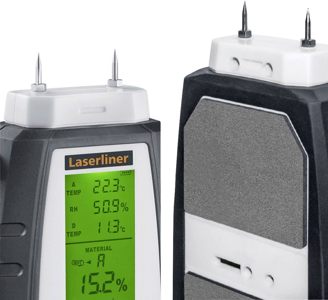Laserliner MultiWet-Master Compact Plus Moisture meter Temperature reading