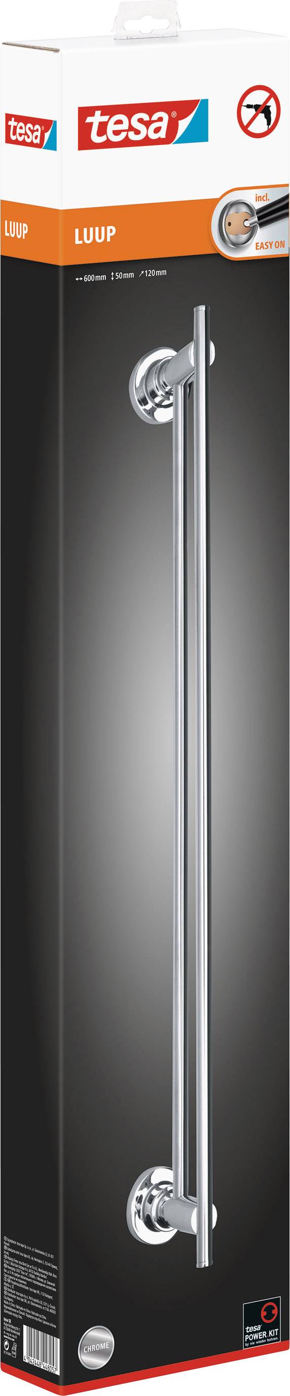 tesa luup Towel rail Adhesive Metal