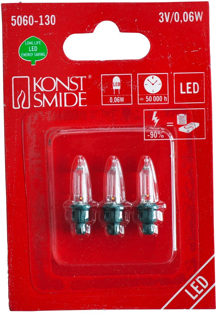 Konstsmide 5060-130 Fairy light replacement bulb 1 pc(s) Green socket 3 V Warm white