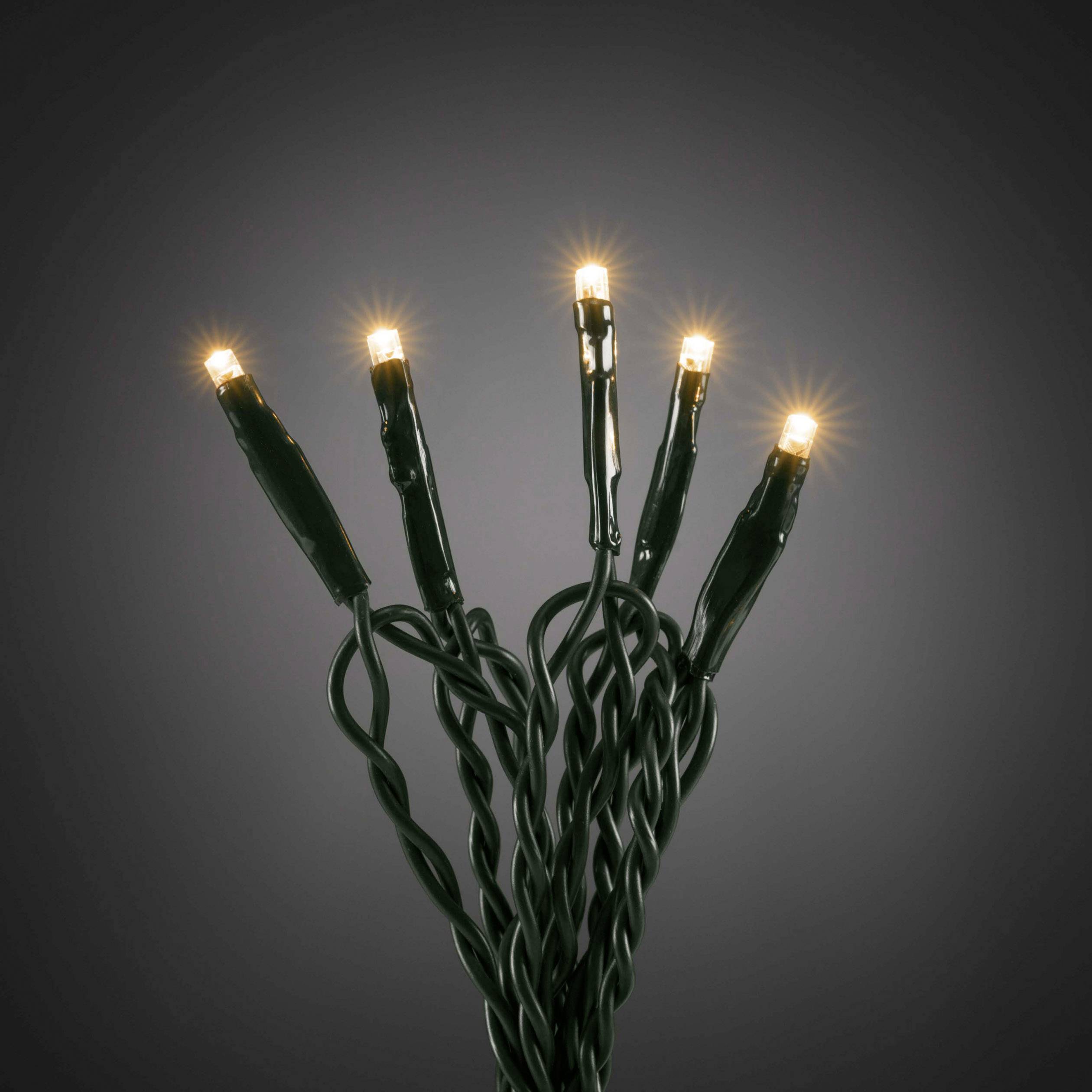 Konstsmide 6555-870 Micro holdiay lights (app-controlled) Inside EEC: E (A - G) mains-powered No. of bulbs 200 LED (monochrome)