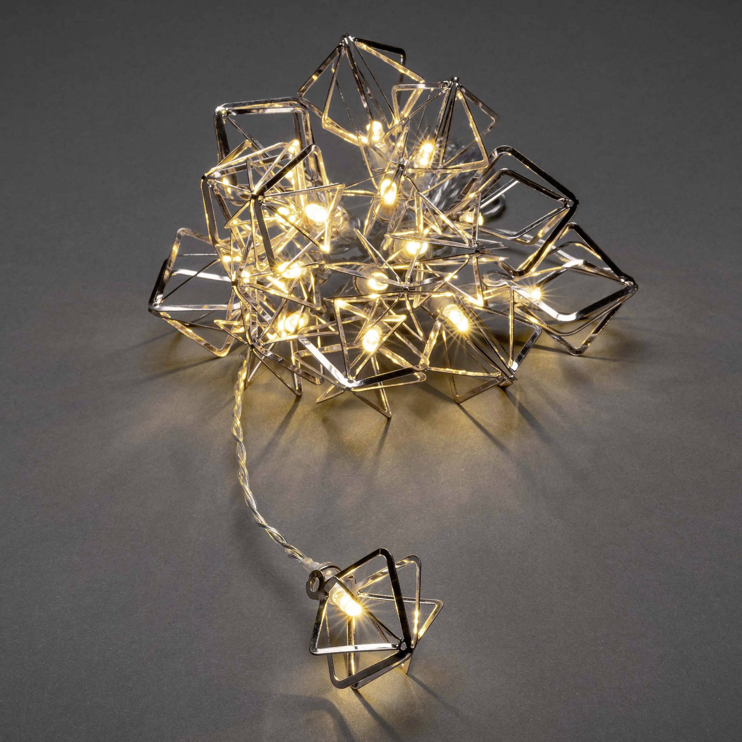 Konstsmide 3121-303 Holiday lights (motif) Cone Inside mains-powered No. of bulbs 16 LED (monochrome) Illuminated length: 3 m