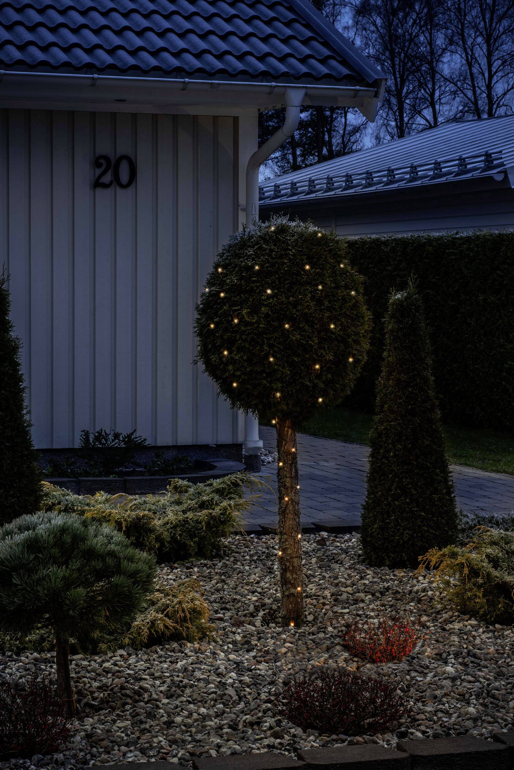 Konstsmide 6461-830 Micro holiday lights Droplet Outside EEC: F (A - G) mains-powered No. of bulbs 300 LED (monochrome) Amber