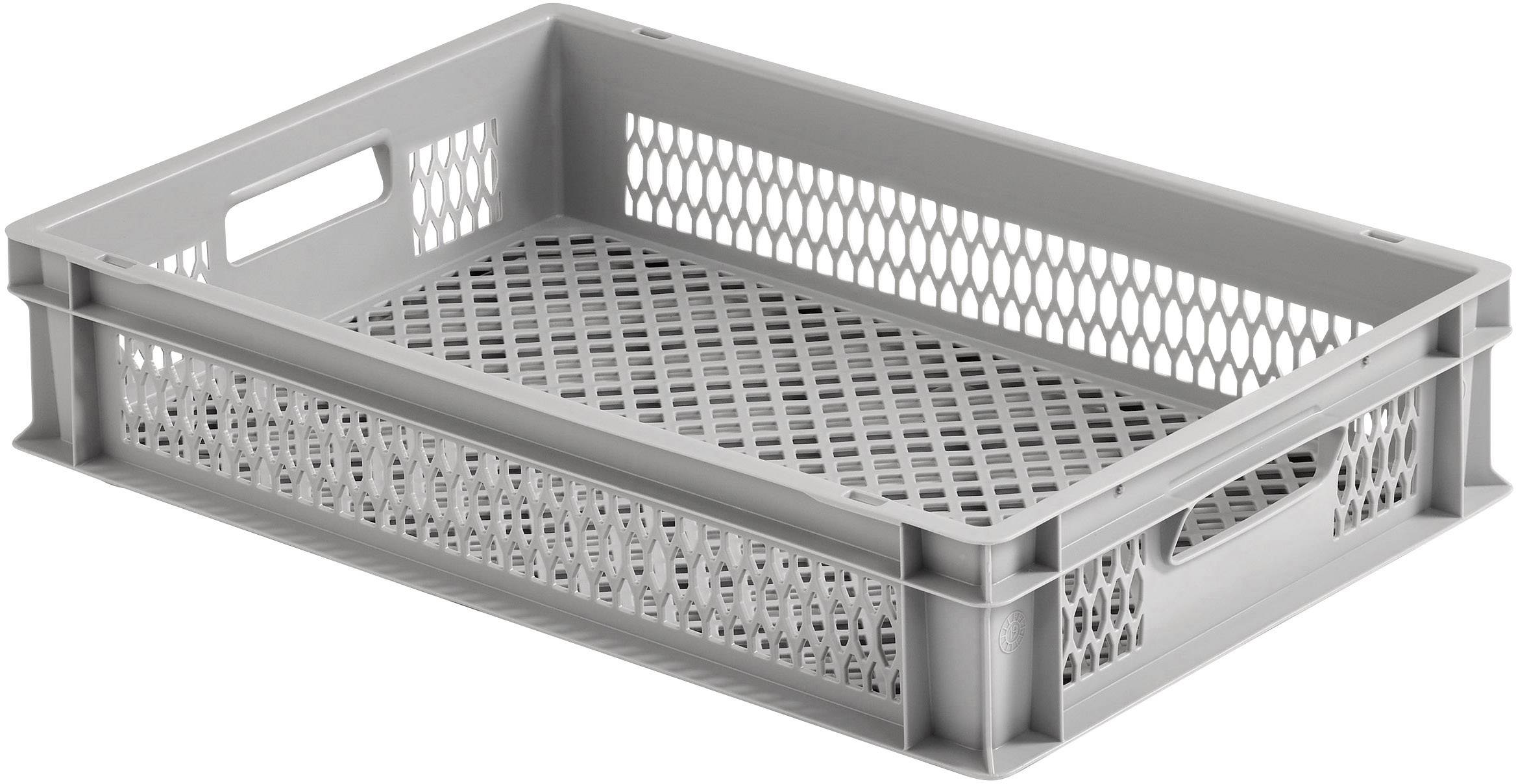 Alutec 75050 Plastic box Latticed (W x H x D) 600 x 120 x 400 mm Grey 1 pc(s)