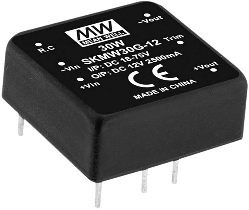 Mean Well SKMW30F-12 DC/DC converter 2.5 A 30 W No. of outputs: 1 x Content 1 pc(s)
