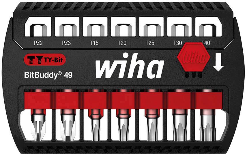 Wiha 42118 Bit set 7-piece TORX Plus, Pozidriv