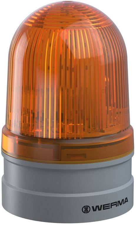 Werma Signaltechnik Light Midi TwinFLASH 12/24VAC/DC YE 261.320.70 Yellow 12 V DC
