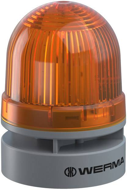 Werma Signaltechnik Light Mini TwinFLASH Combi 24VAC/DC YE 460.320.75 Yellow 24 V DC 95 dB