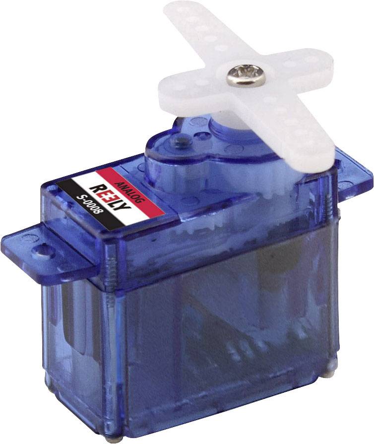 Reely Mini servo Analogue servo Gear box material: Plastic Connector system: JR