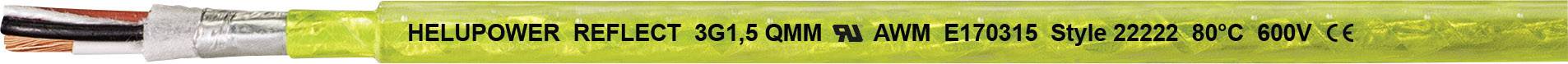 Ein gelbes Kabel mit schwarzem Text: 'AEI-CASPER RELEASE 0.6/1kV LINK HI AMP RT 3x2cs 90°C 600V C'.