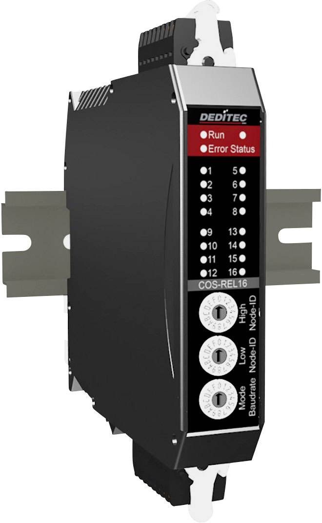 Deditec COS-REL16_3A COS-REL16_3A GPO module No. of digital outputs: 16 No. of digital inputs: 0 No. of relay outputs: 16 No. of