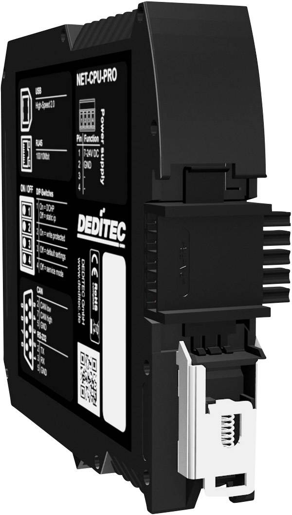 Deditec NET-CPU-PRO-CS NET-CPU-PRO-CS Multifunction module CAN bus, USB, Ethernet, RS-232, RS-485 No. of inputs: 0 x No. of