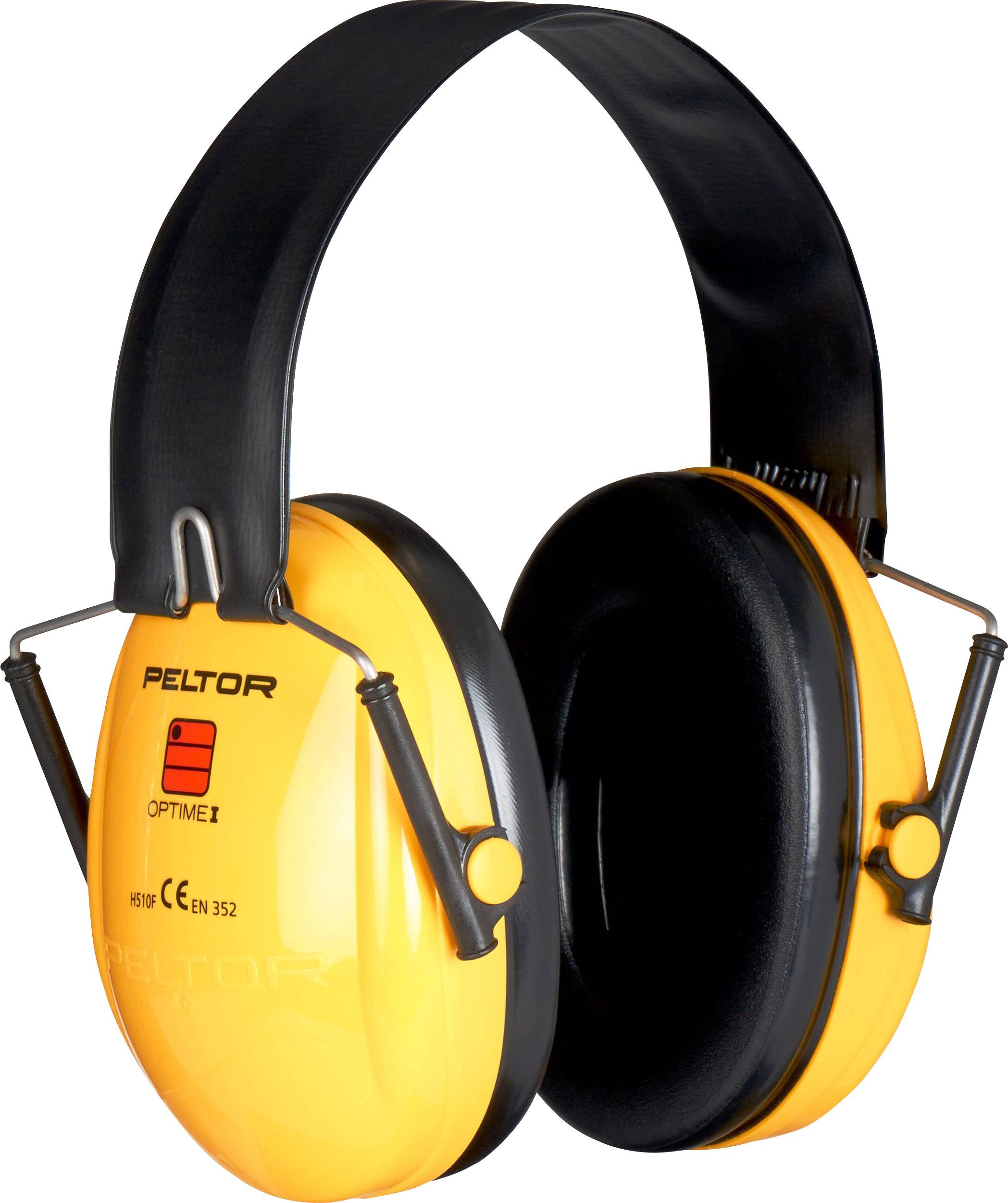 3M Peltor Optime I H510F Yellow Over-the-Head Earmuffs