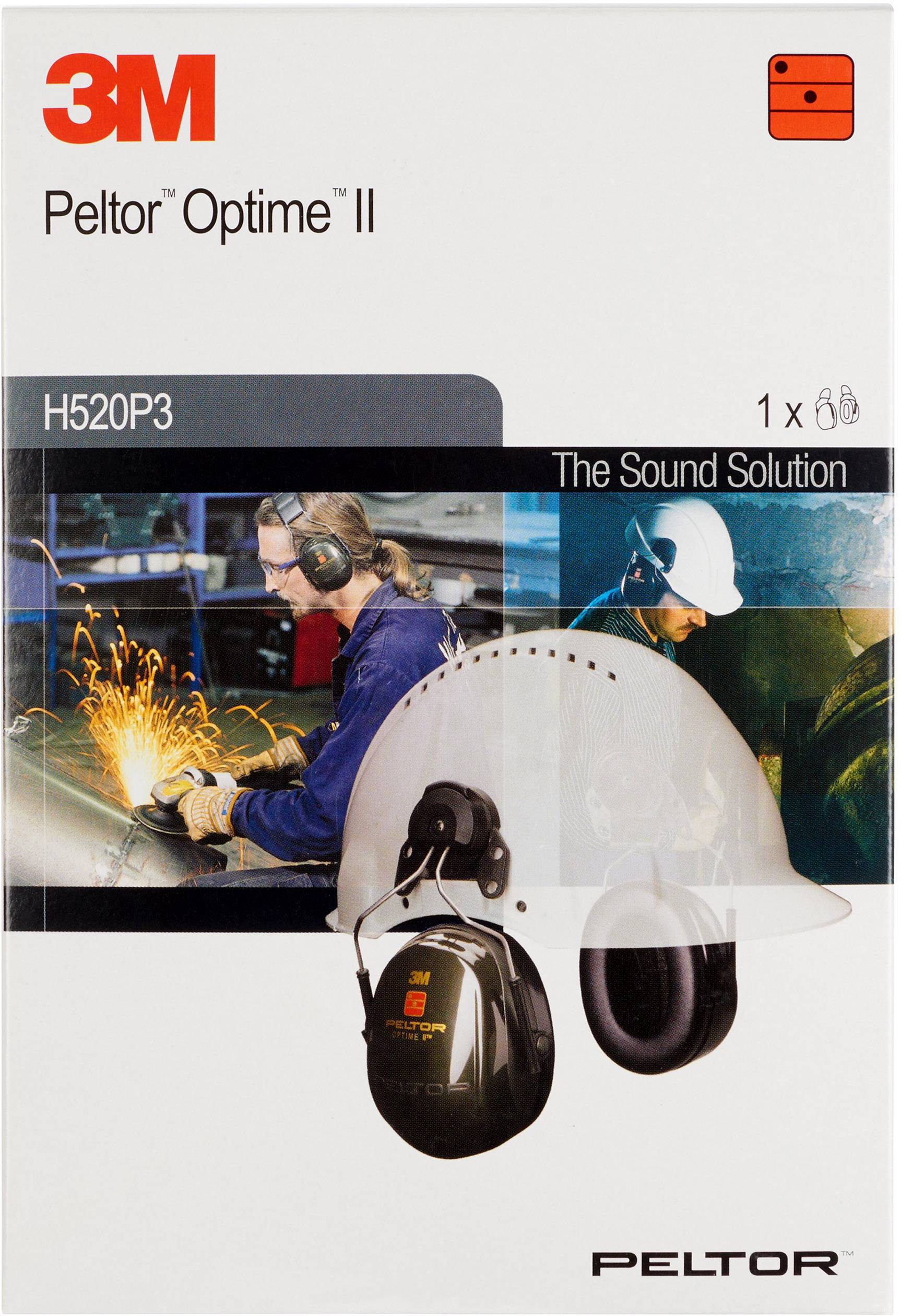 3M Peltor Optime II H520P3E Green Over-the-Head Earmuffs