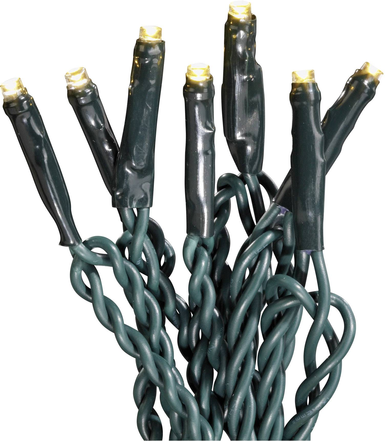 Hellum 577334 Micro holiday lights Outside mains-powered No. of bulbs 80 LED (monochrome) Illuminated length: 7.9 m Timer