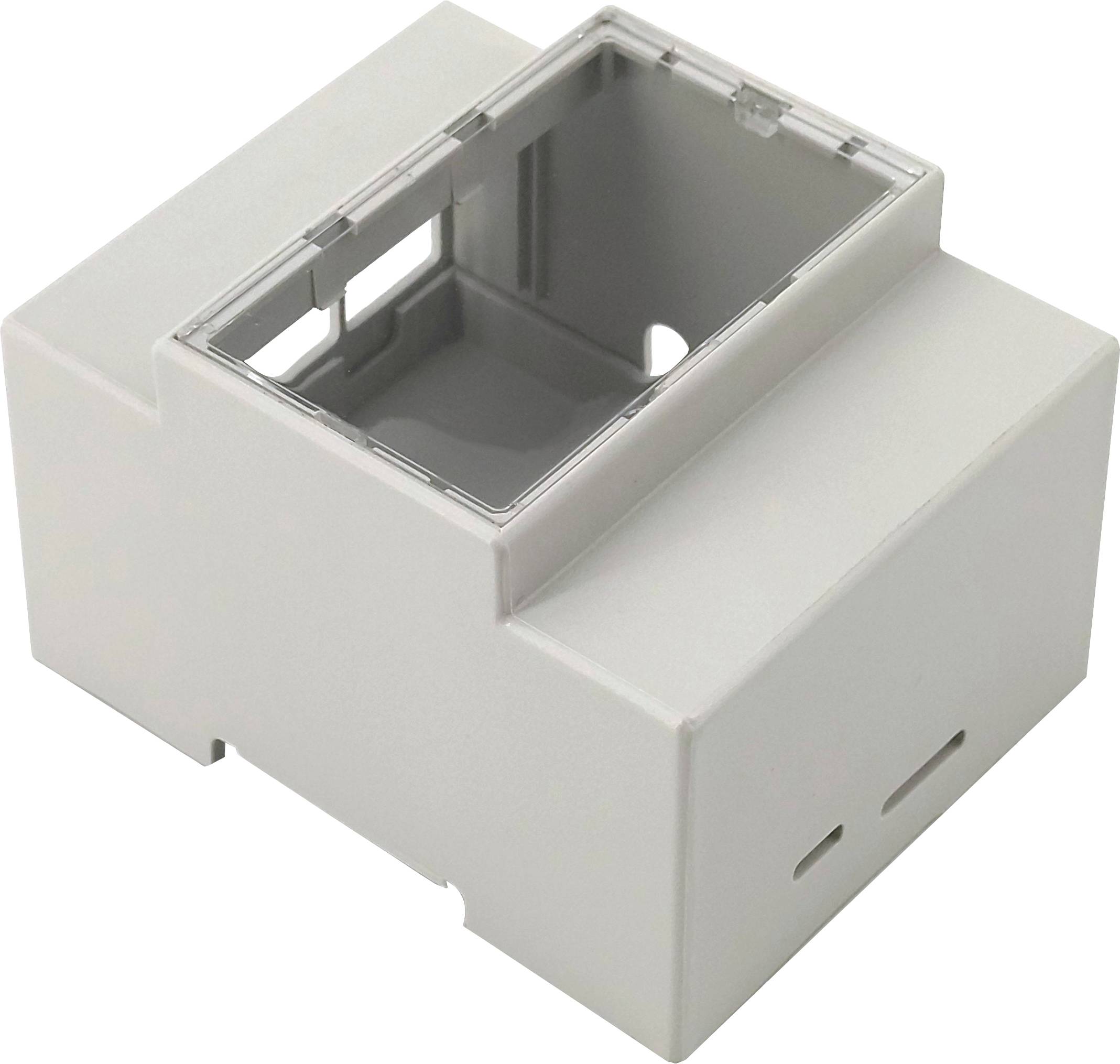 Joy-it RB-CaseP4+07 SBC housing Compatible with (development kits): Raspberry Pi® DIN rail mounted Grey