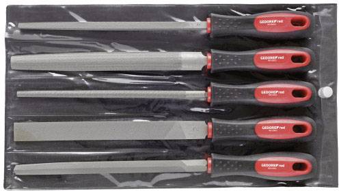 Gedore RED 3301597 File set 3-edge + 4-sided + flat + + half-round 5-part Length 310 mm 1 pc(s)