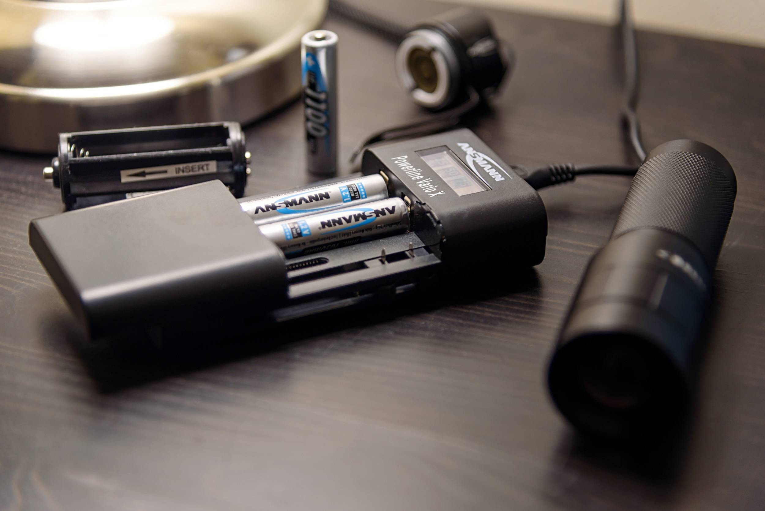 Ansmann Powerline Vario X 1001-0085 Camera charger Matching rechargeable battery Li-ion, LiPolymer, NiMH